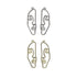 Abstract Face Shape Charms